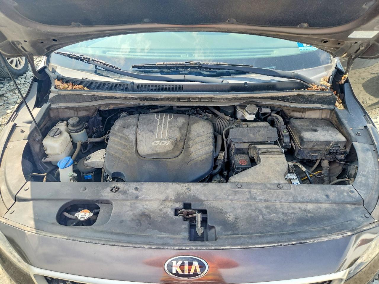 2016 Kia Sedona Lx Gray vin: KNDMB5C10G6129117