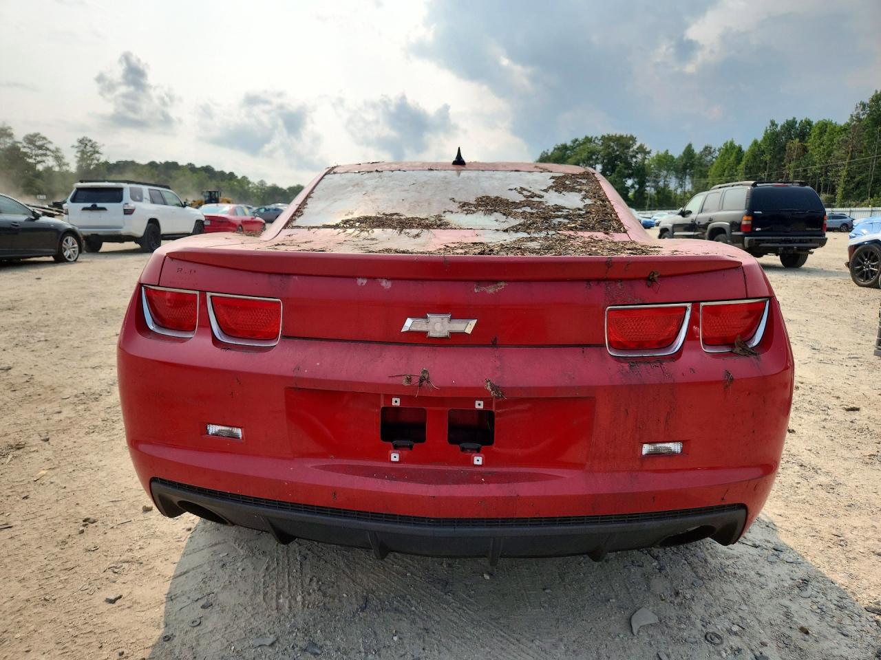 2011 Chevrolet Camaro Lt Red vin: 2G1FF1EDXB9100750