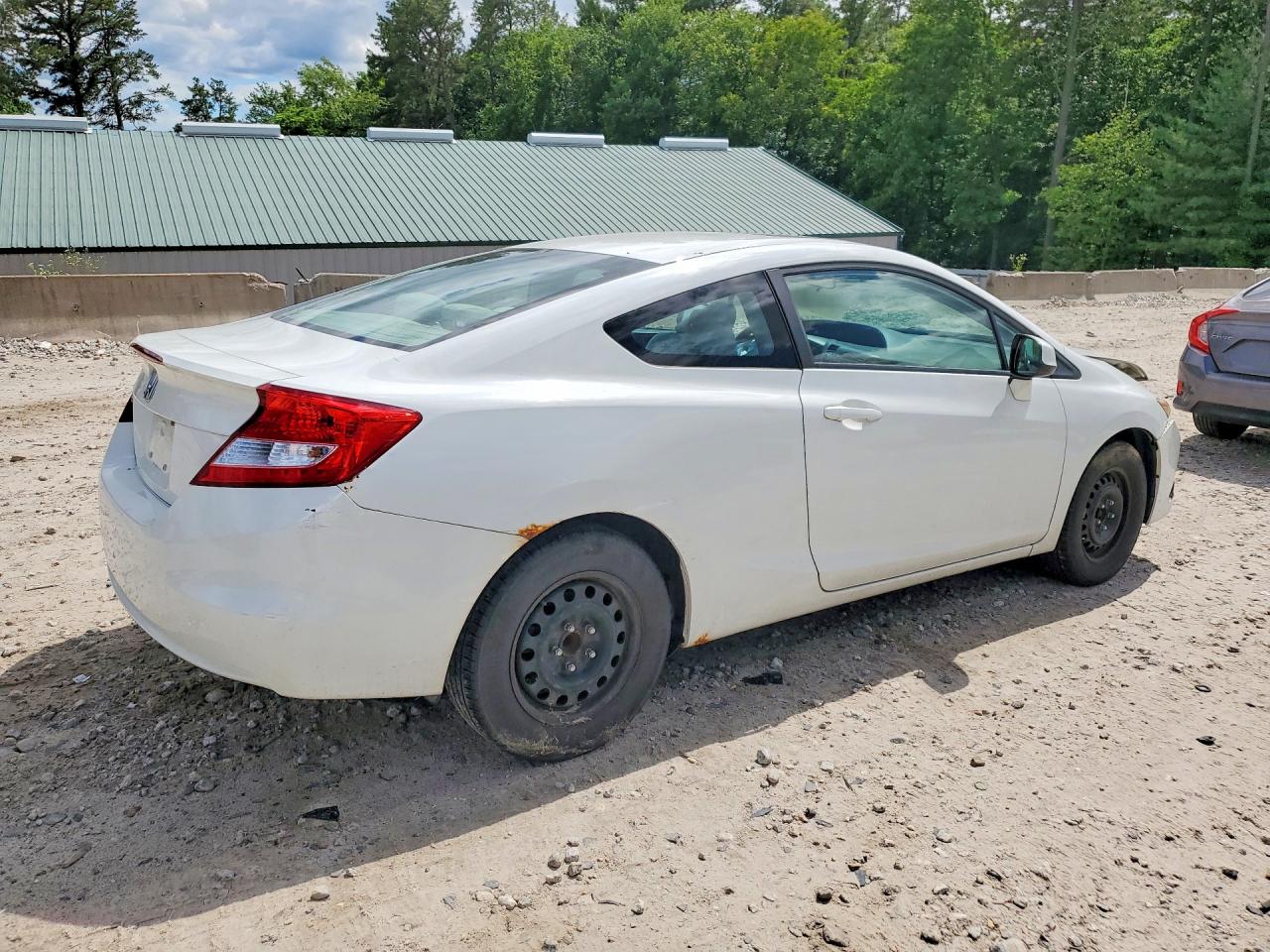 2012 Honda Civic Ex White vin: 2HGFG3B86CH532154