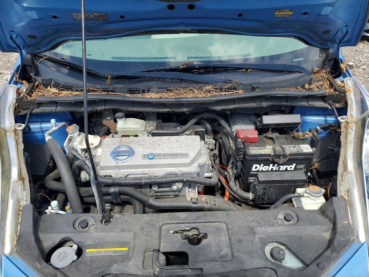 2012 Nissan Leaf Sv Blue vin: JN1AZ0CP2CT023871