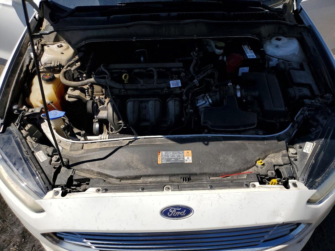 2015 Ford Fusion Se White vin: 3FA6P0H73FR131297