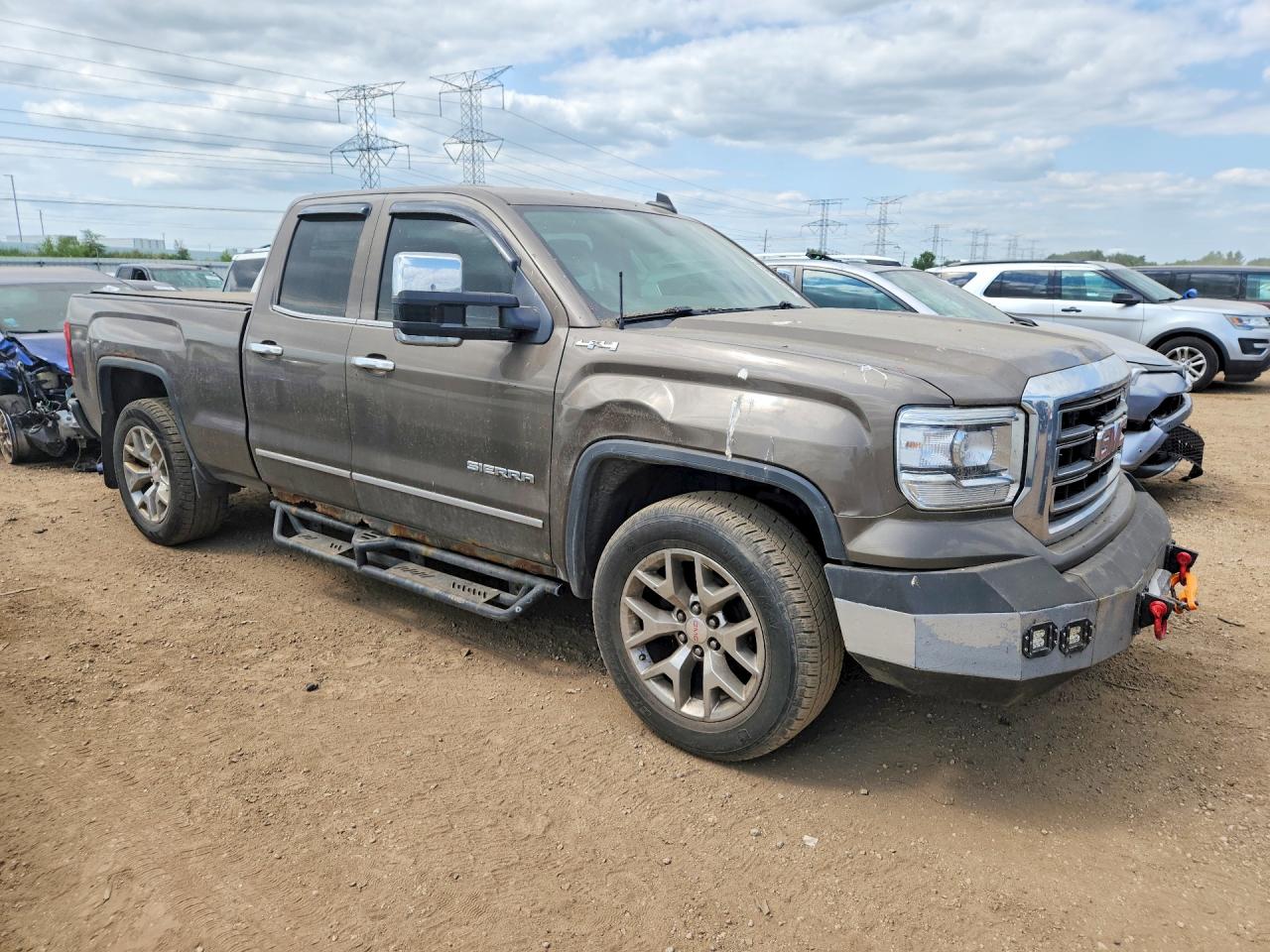 2015 Gmc Sierra K1500 Slt Brown vin: 1GTV2VEC6FZ172635