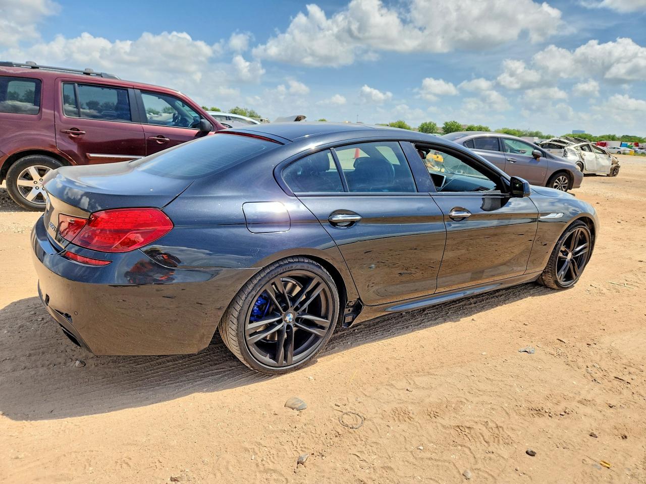 2014 Bmw 650 I Gran Coupe Black vin: WBA6B2C52ED129085