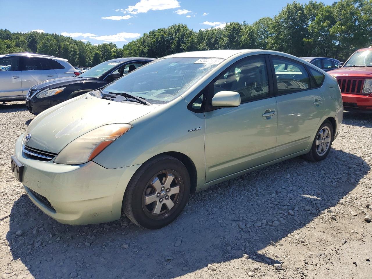 2009 Toyota Prius Base Green vin: JTDKB20U793524520