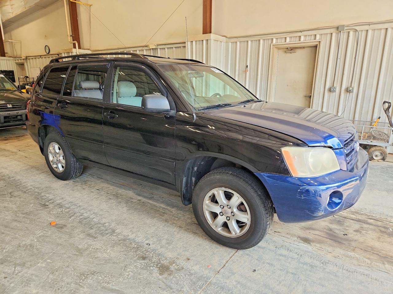 2002 Toyota Highlander Limited Синий vin: JTEHF21A720081632