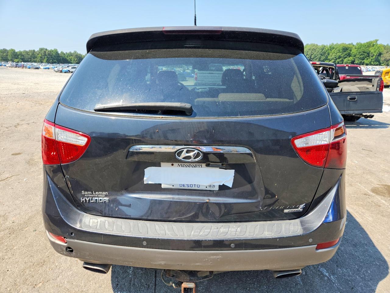 2008 Hyundai Veracruz Gls Синий vin: KM8NU73C28U040489