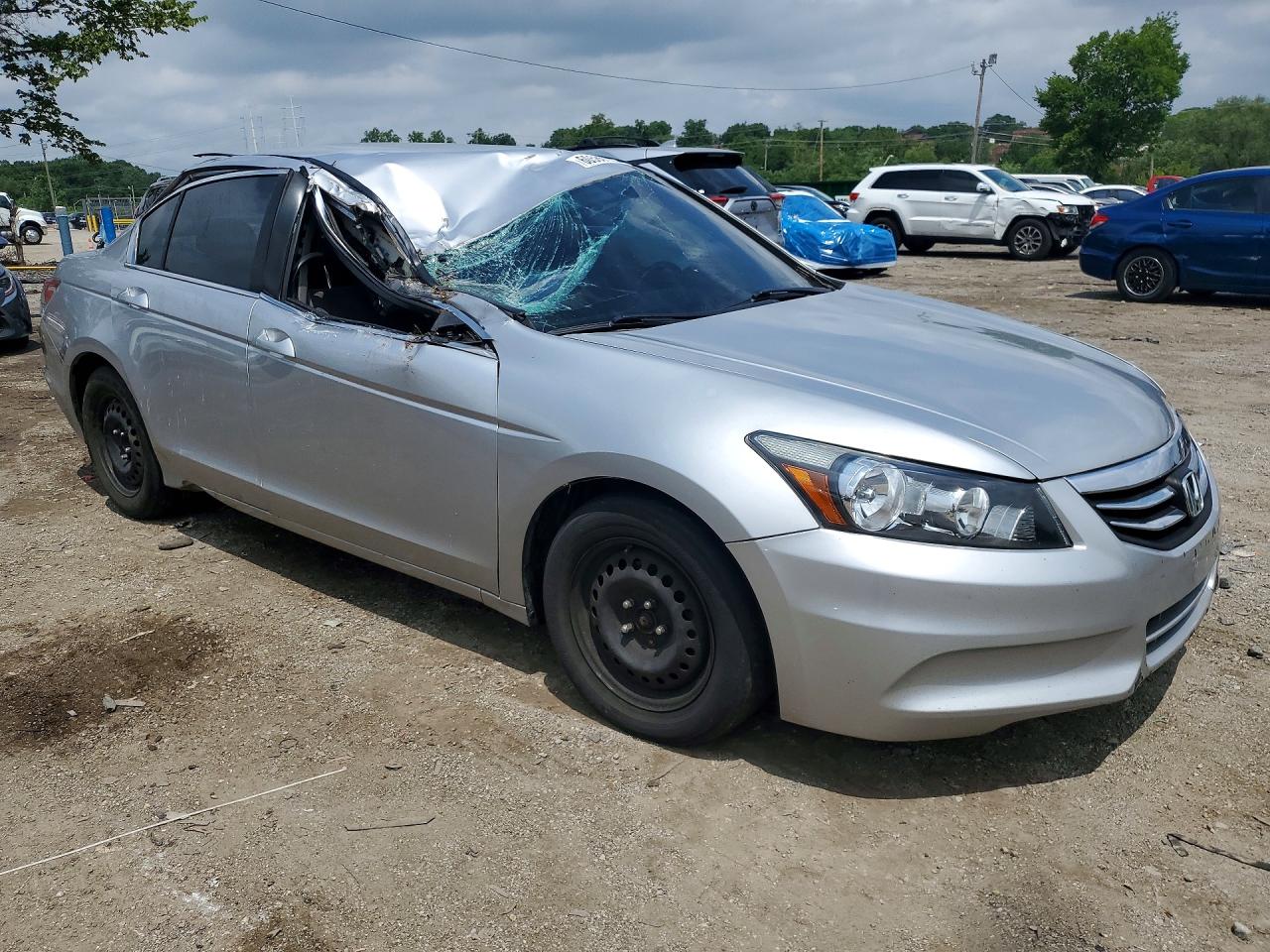 2011 Honda Accord Lx Silver vin: 1HGCP2F38BA055087