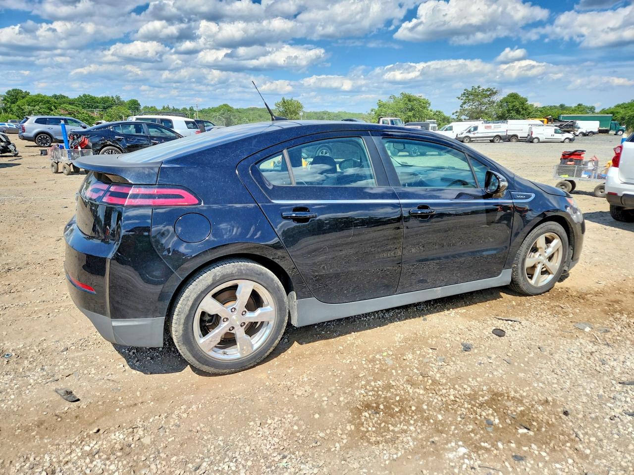 2013 Chevrolet Volt Black vin: 1G1RD6E40DU112007