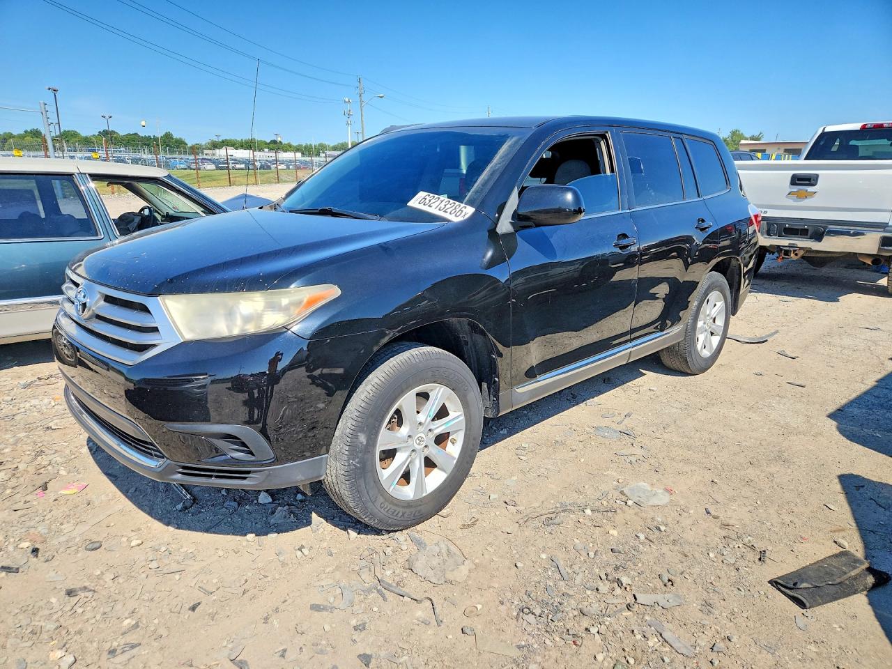 2012 Toyota Highlander Base Black vin: 5TDZA3EHXCS025591
