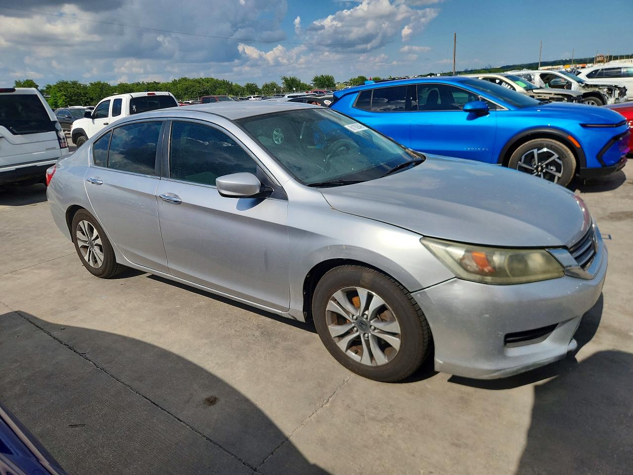 2013 Honda Accord Lx Silver vin: 1HGCR2F36DA200883