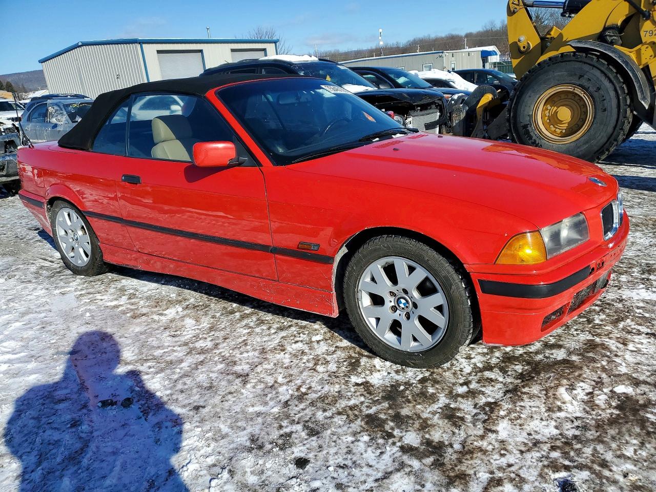 1996 Bmw 328 Ic Red vin: WBABK7320TET61953
