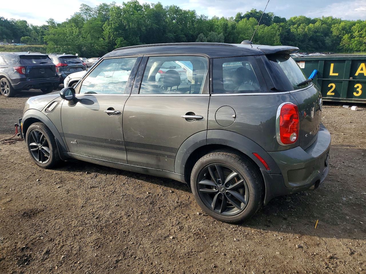 2014 Mini Cooper S Countryman Серый vin: WMWZC5C56EWP37370