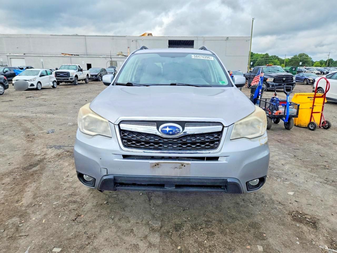 2015 Subaru Forester 2.5i Limited Silver vin: JF2SJAHC4FH476466