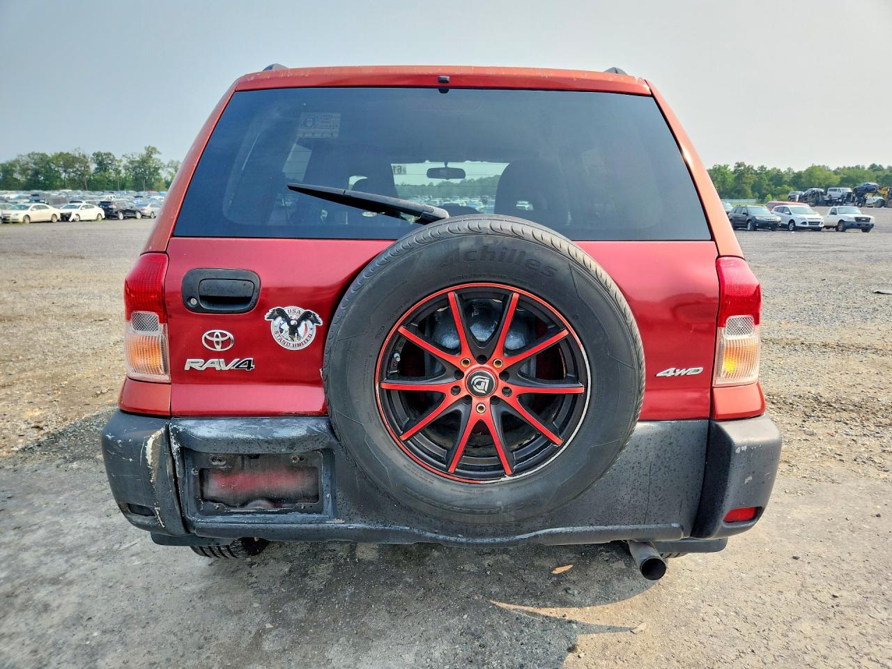 2002 Toyota Rav4 Base Red vin: JTEHH20V220178803