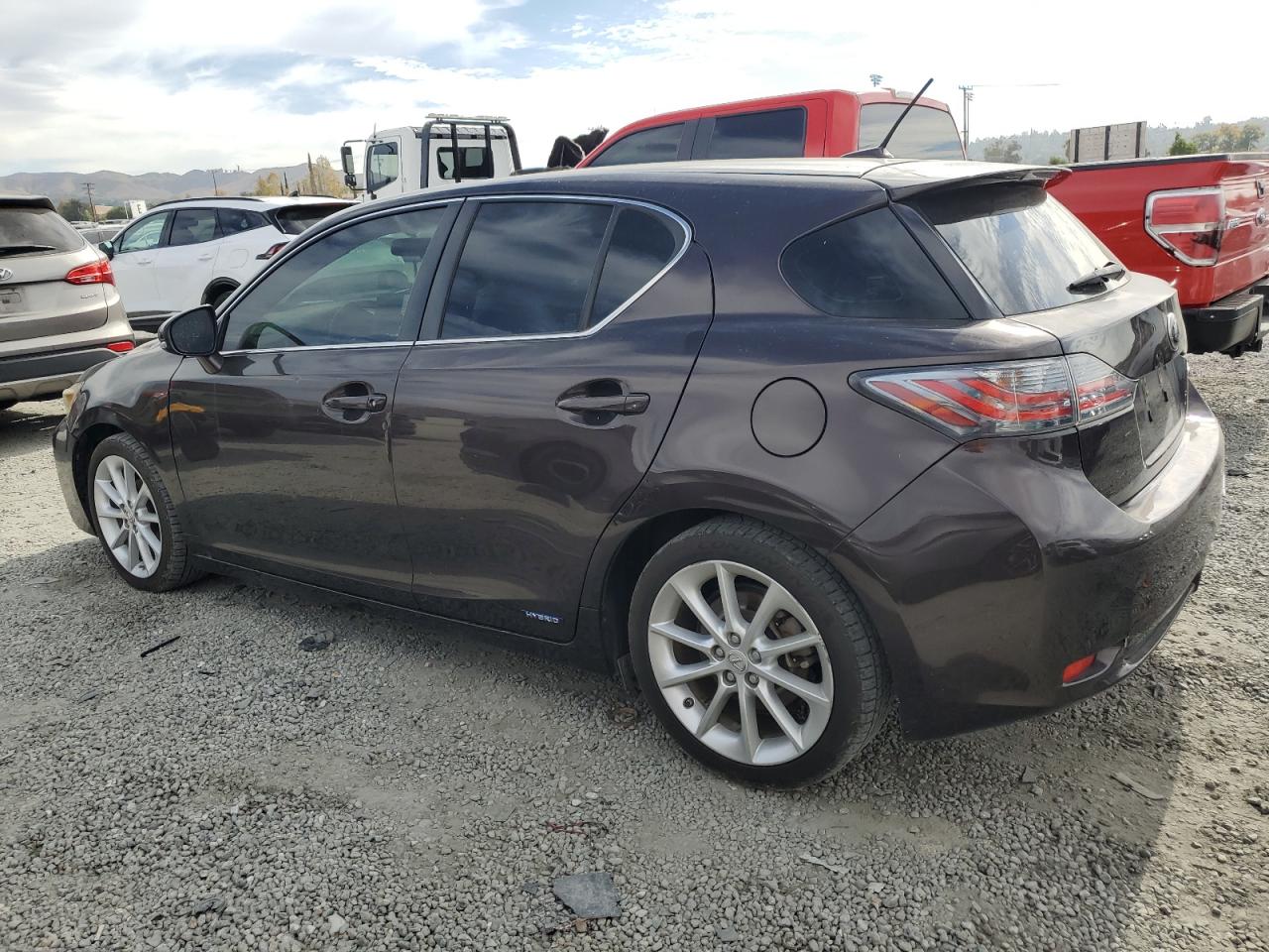 2012 Lexus Ct 200 Brown vin: JTHKD5BH8C2075744