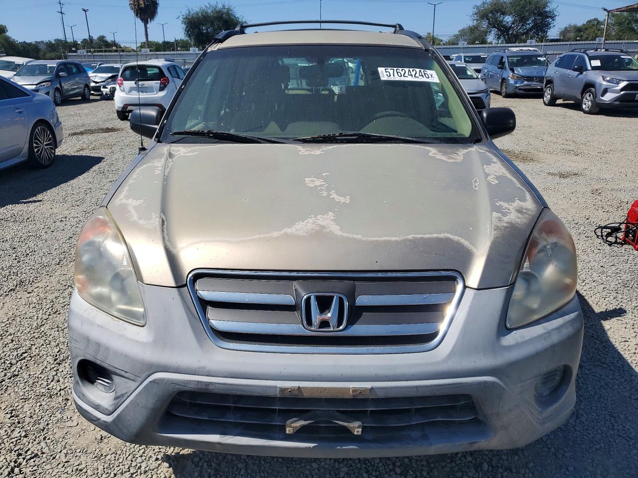 2006 Honda Cr-v Lx Tan vin: JHLRD68556C005364