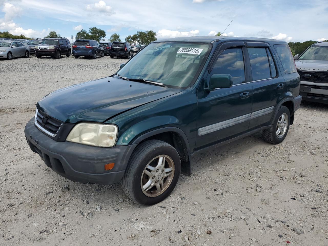 1999 Honda Cr-v Ex Зеленый vin: JHLRD1864XC071479