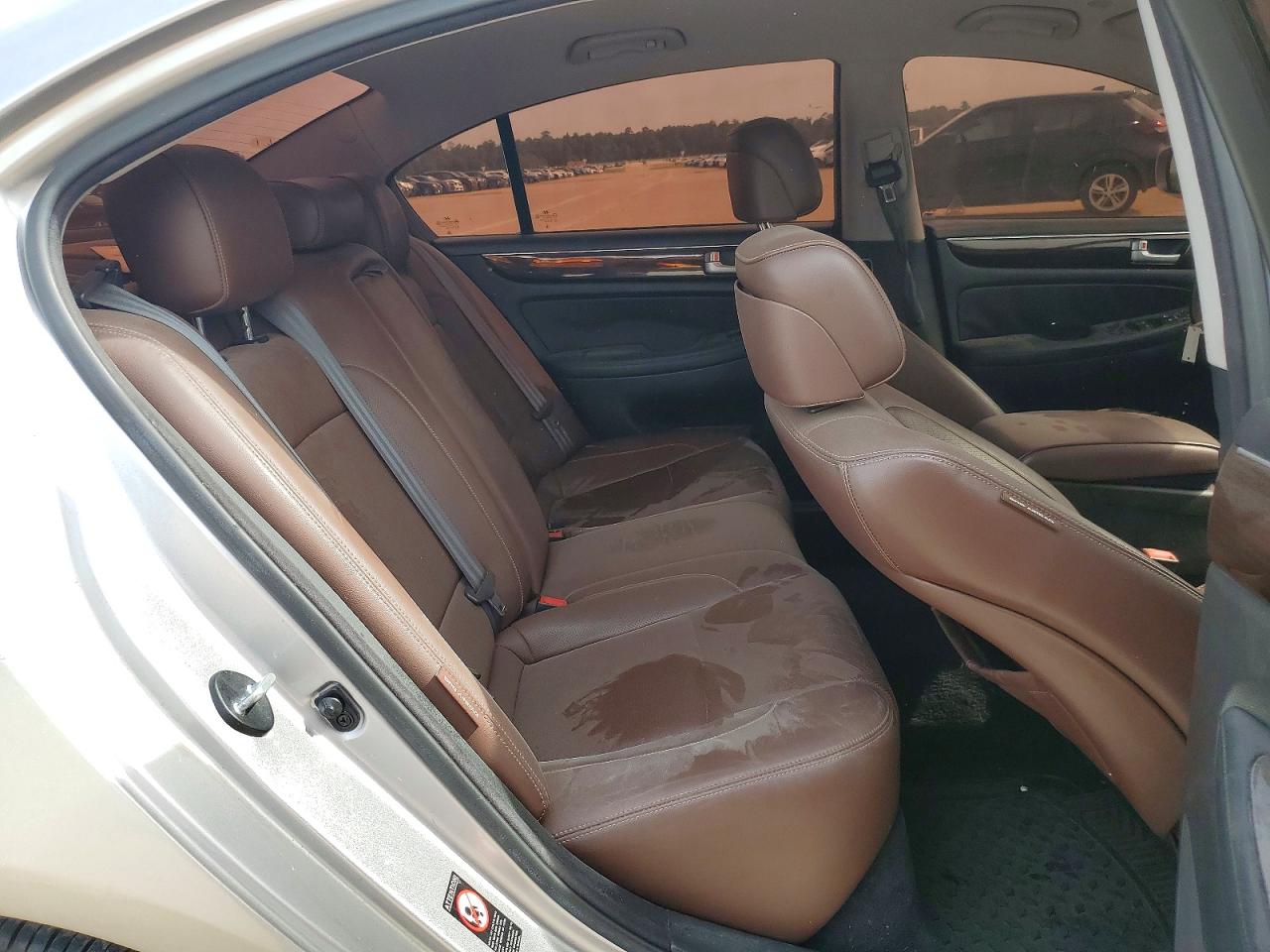 2013 Hyundai Genesis 3.8l Gray vin: KMHGC4DD6DU248130