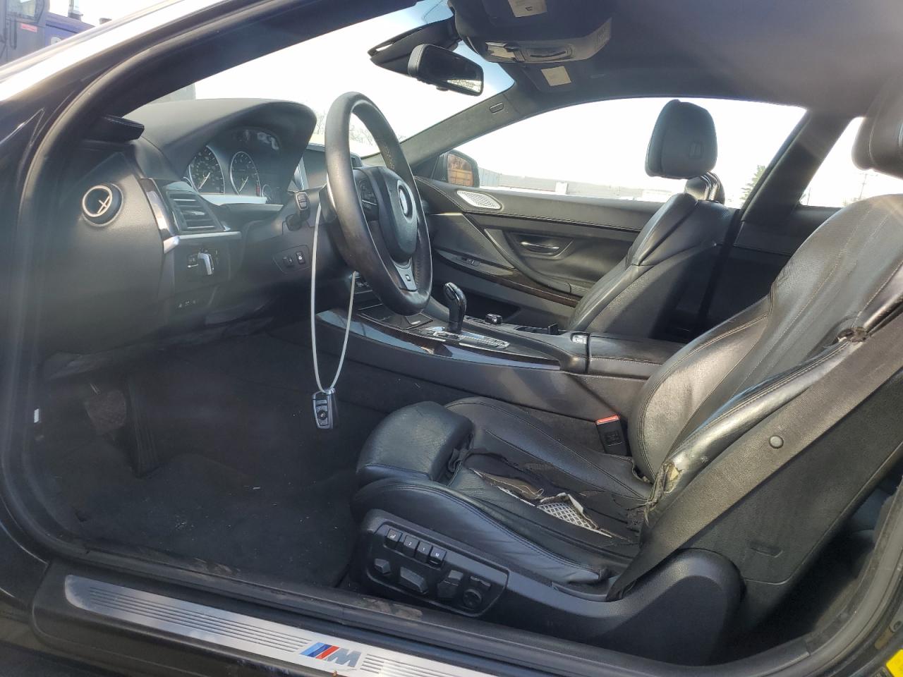 2012 Bmw 650 I Black vin: WBALX3C54CC528738