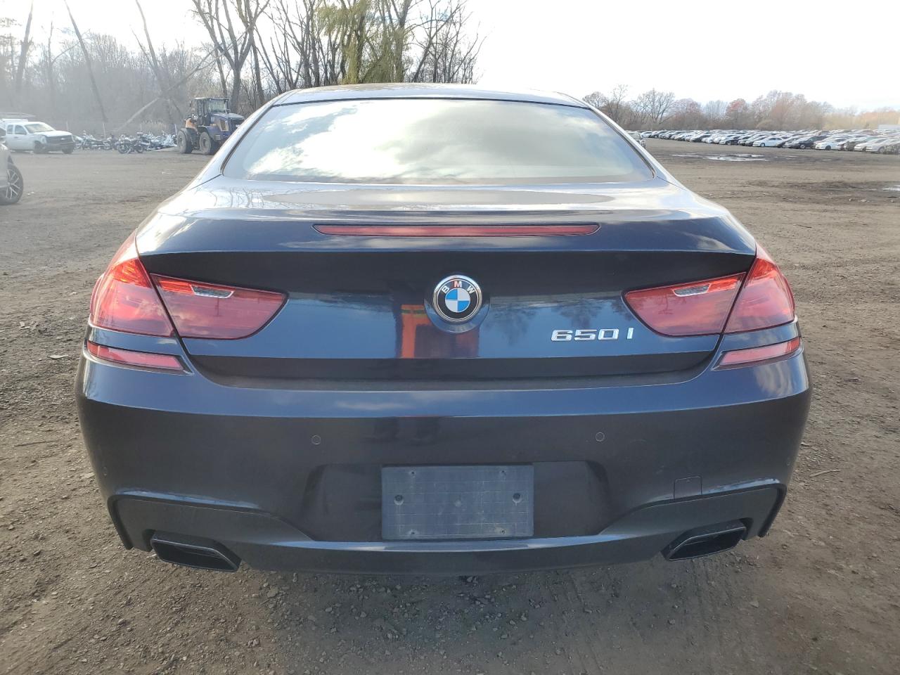 2012 Bmw 650 I Black vin: WBALX3C54CC528738