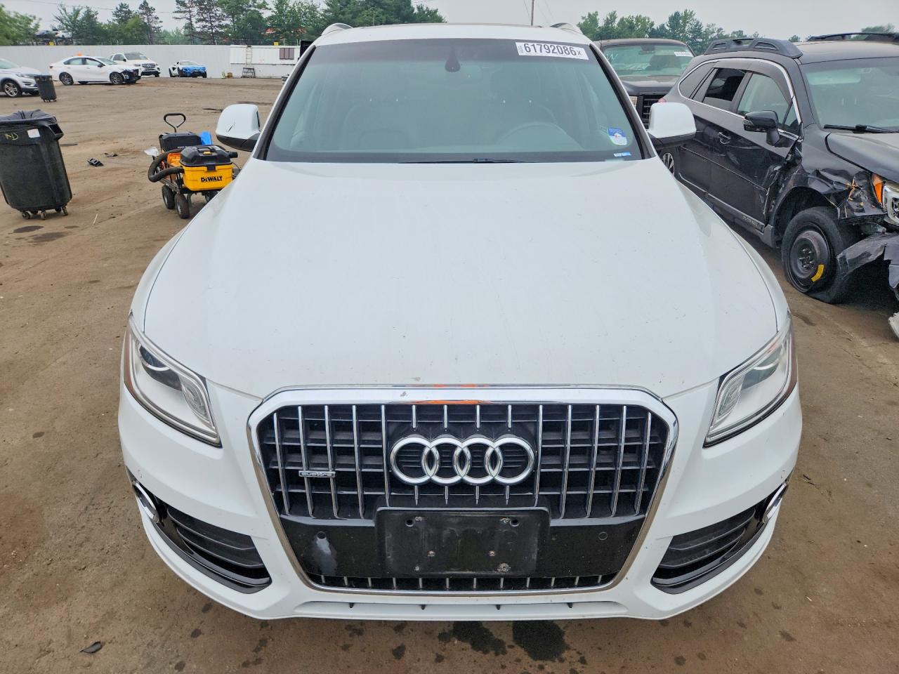 2014 Audi Q5 Premium Plus White vin: WA1LFAFP8EA027772