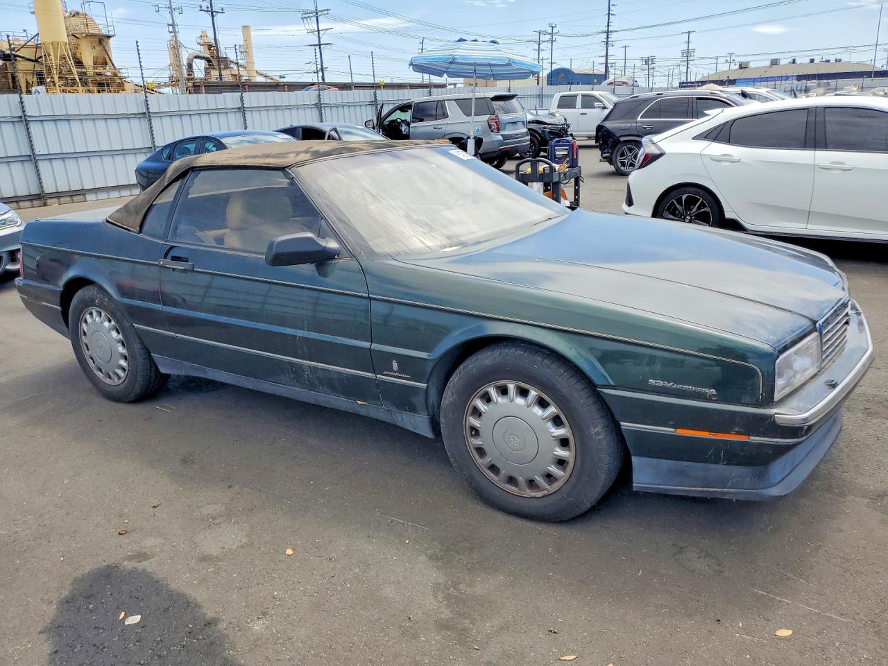 1993 Cadillac Allante Green vin: 1G6VS3398PU129105
