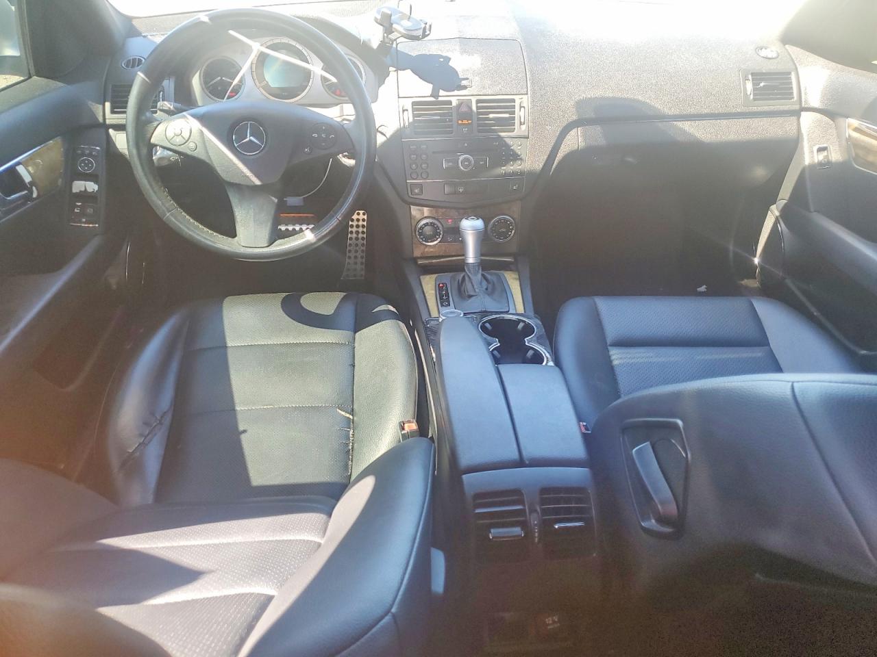 2008 Mercedes-benz C 350 Silver vin: WDDGF56X38F033376