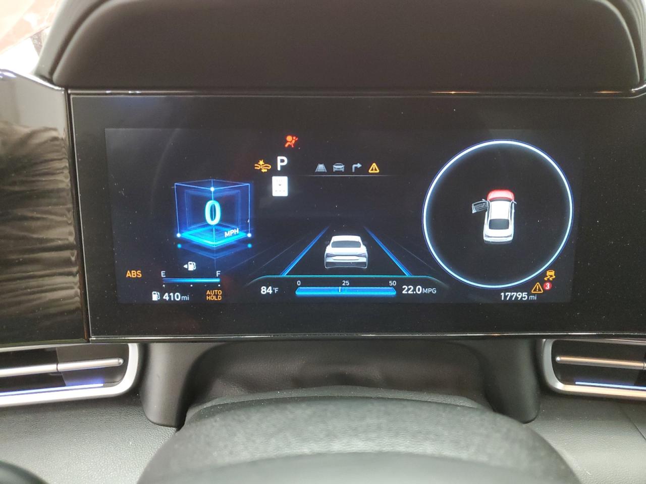 2025 Hyundai Elantra Sel Red vin: KMHLS4DG3SU934084 Damage: Warning Light - Air Bag, On, Unacceptable