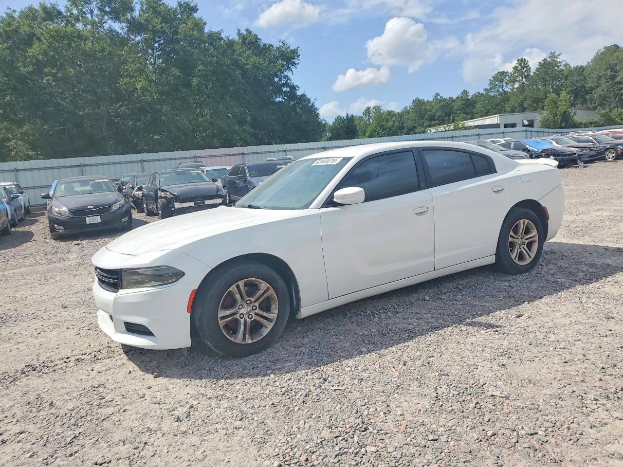 2015 Dodge Charger Se Белый vin: 2C3CDXBG3FH734385