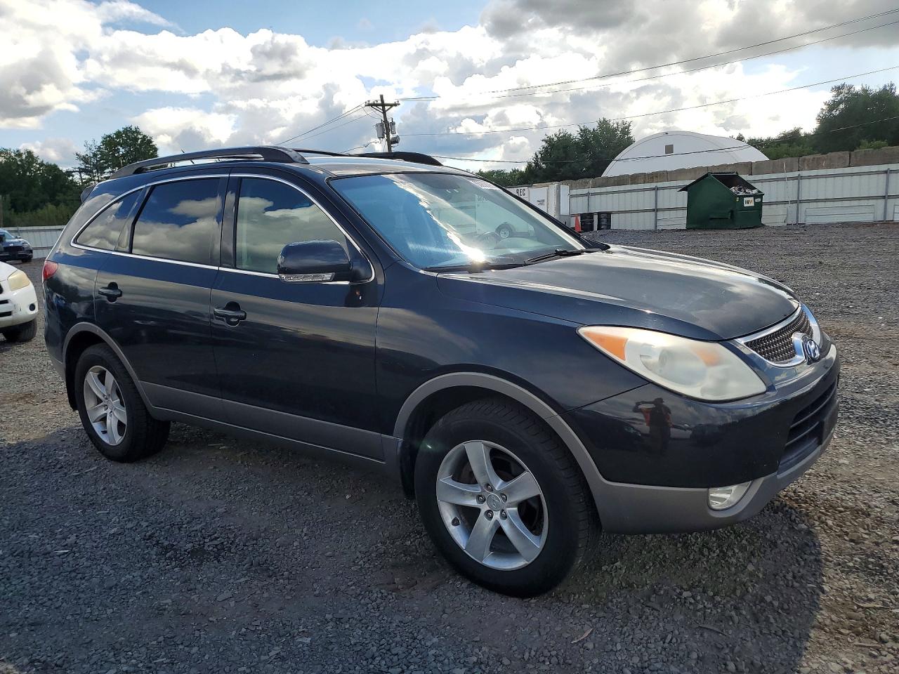 2008 Hyundai Veracruz Gls Black vin: KM8NU73CX8U073868