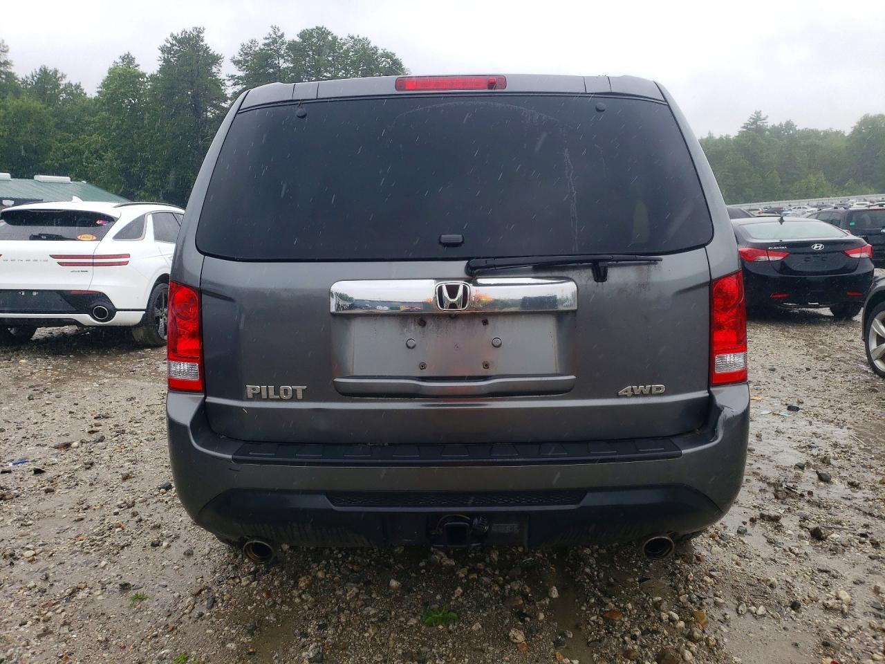 2012 Honda Pilot Exl Gray vin: 5FNYF4H69CB084536