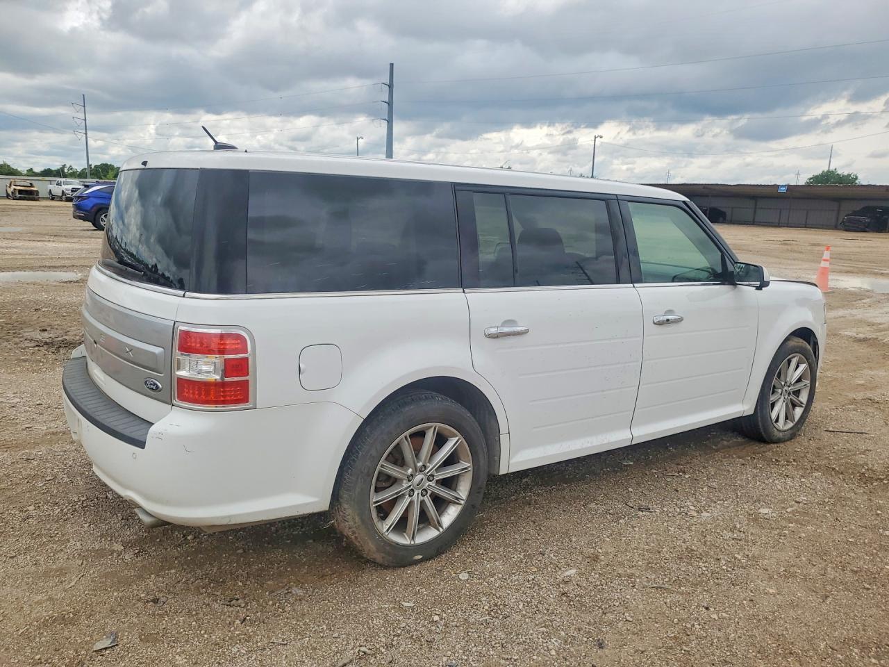 2017 Ford Flex Limited White vin: 2FMGK5D8XHBA03659
