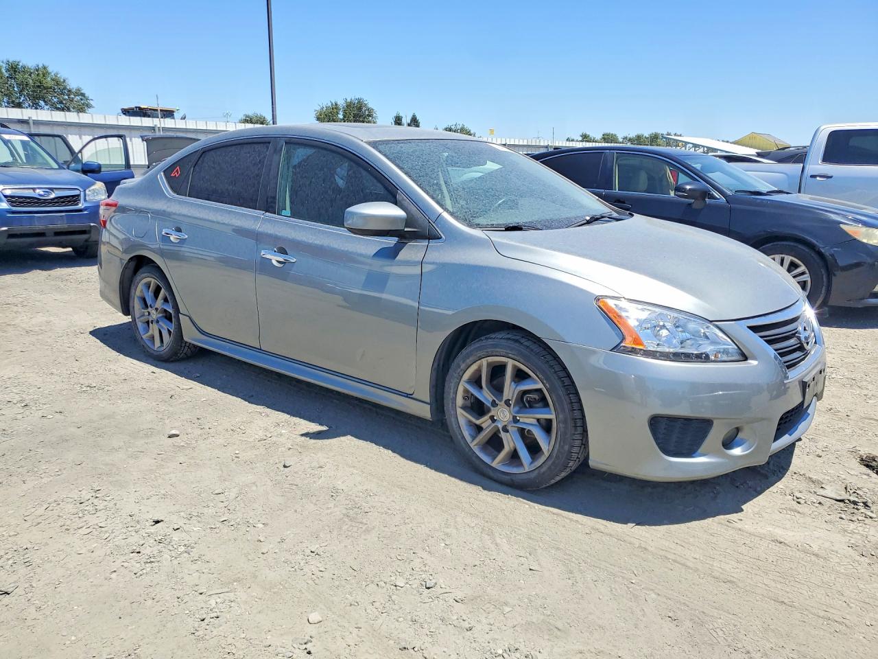 2014 Nissan Sentra Sr Gray vin: 3N1AB7AP4EL636033