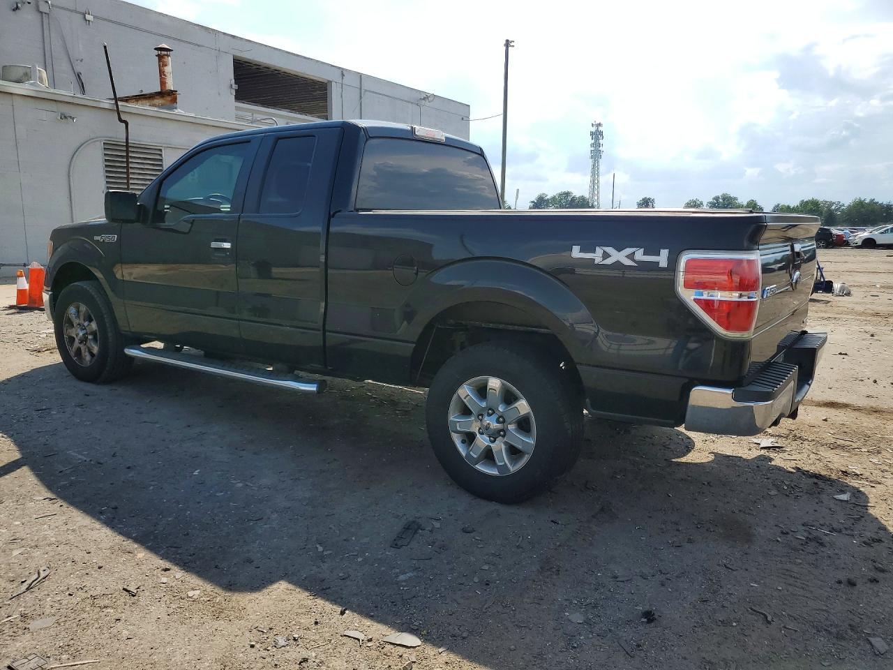 2014 Ford F150 Super Cab Black vin: 1FTEX1EM5EFA54871