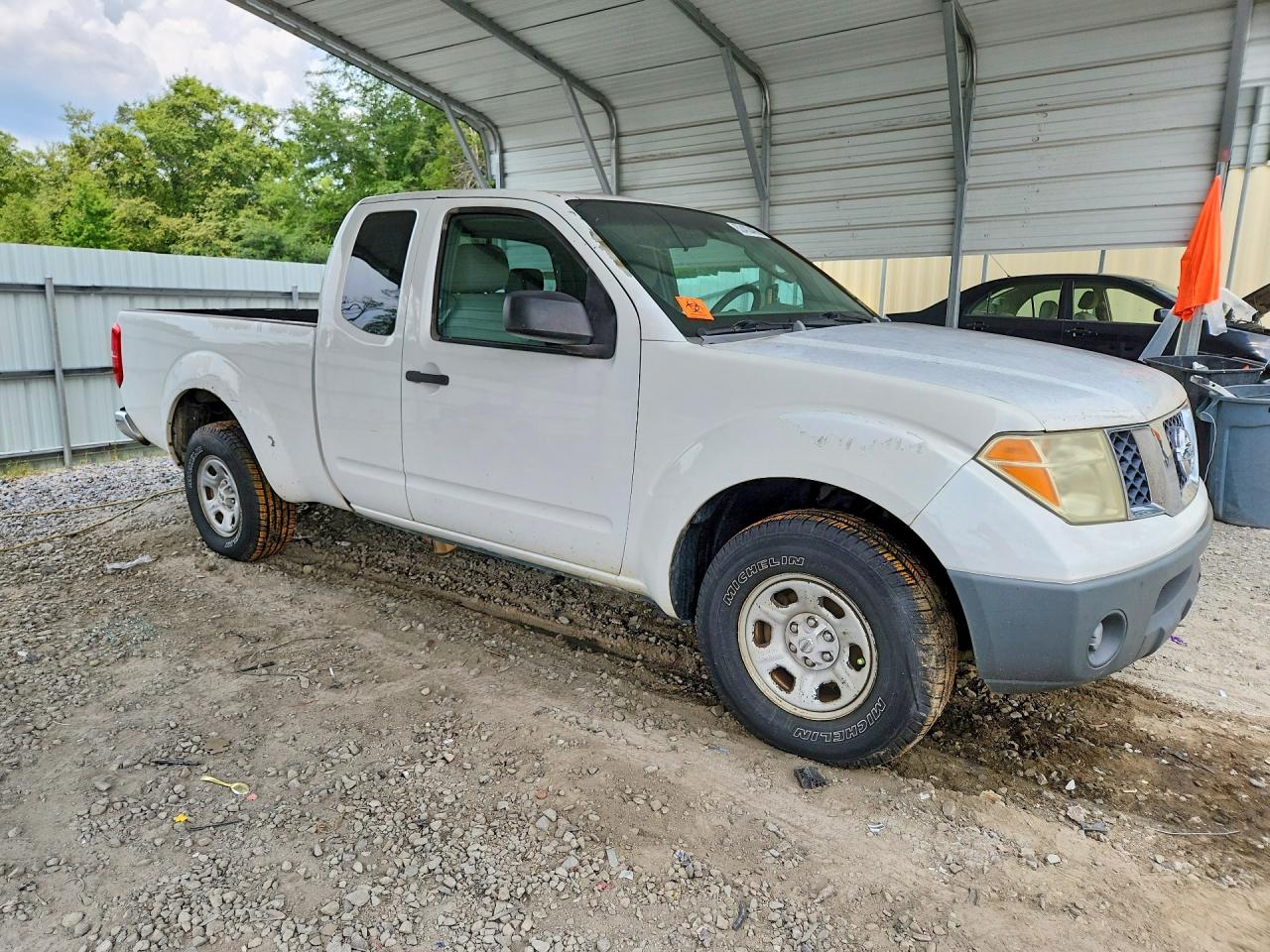 2006 Nissan Frontier Xe White vin: 1N6BD06T66C426990