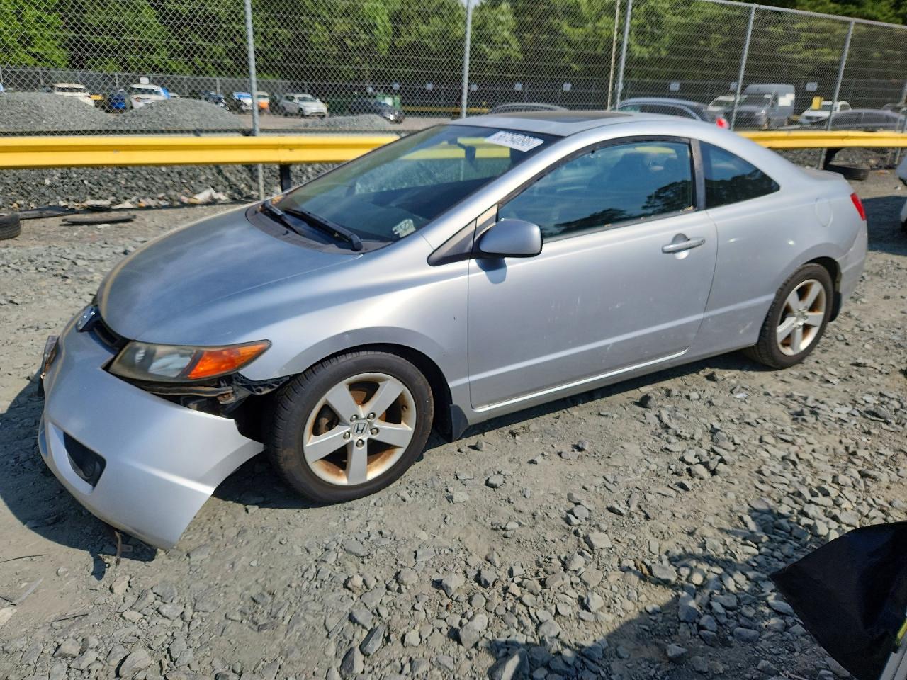 2007 Honda Civic Ex Серебряный vin: 2HGFG12827H526281