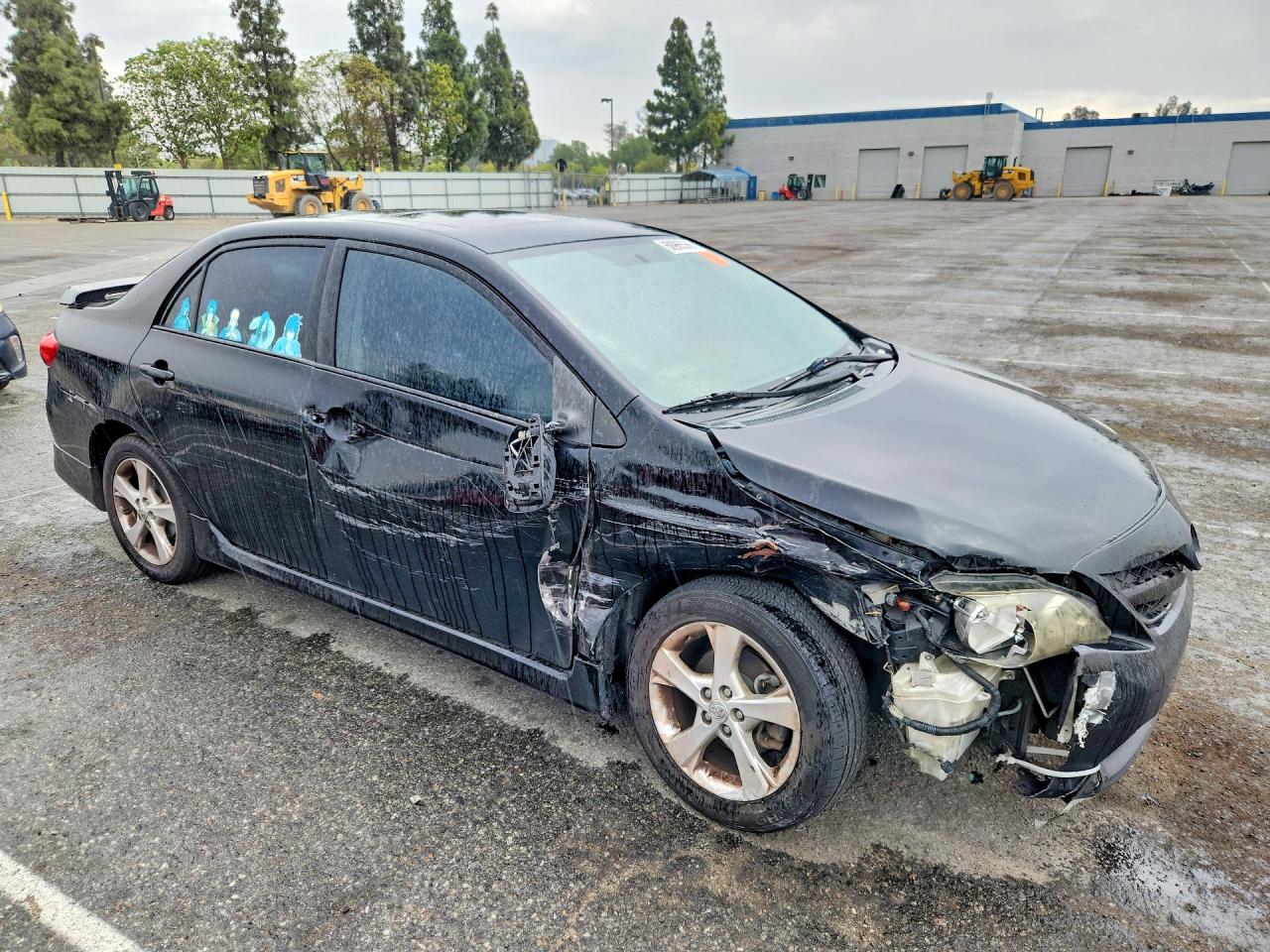 2011 Toyota Corolla S Black vin: 2T1BU4EE7BC579053