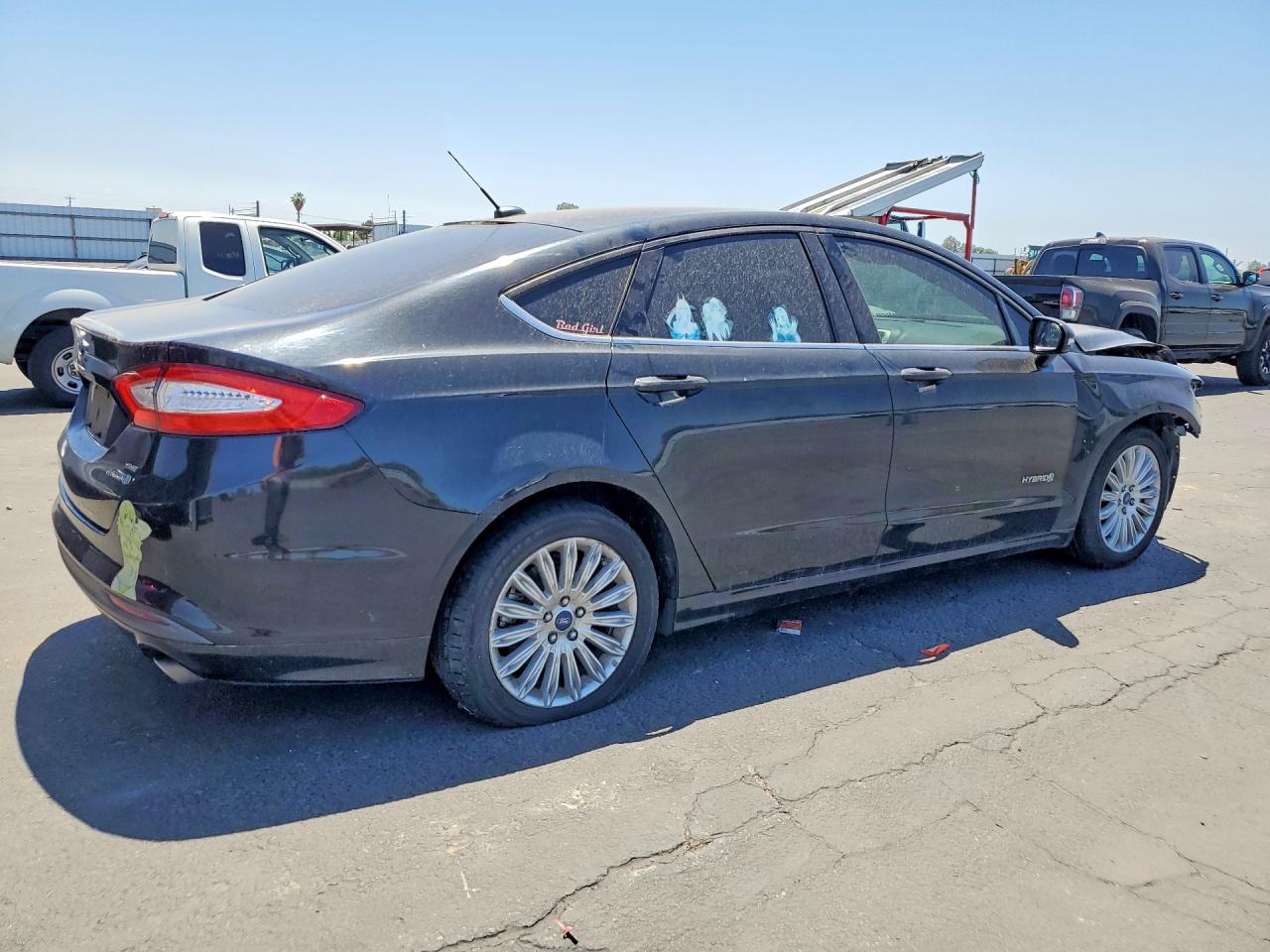 2014 Ford Fusion Se Hybrid Charcoal vin: 3FA6P0LUXER398738