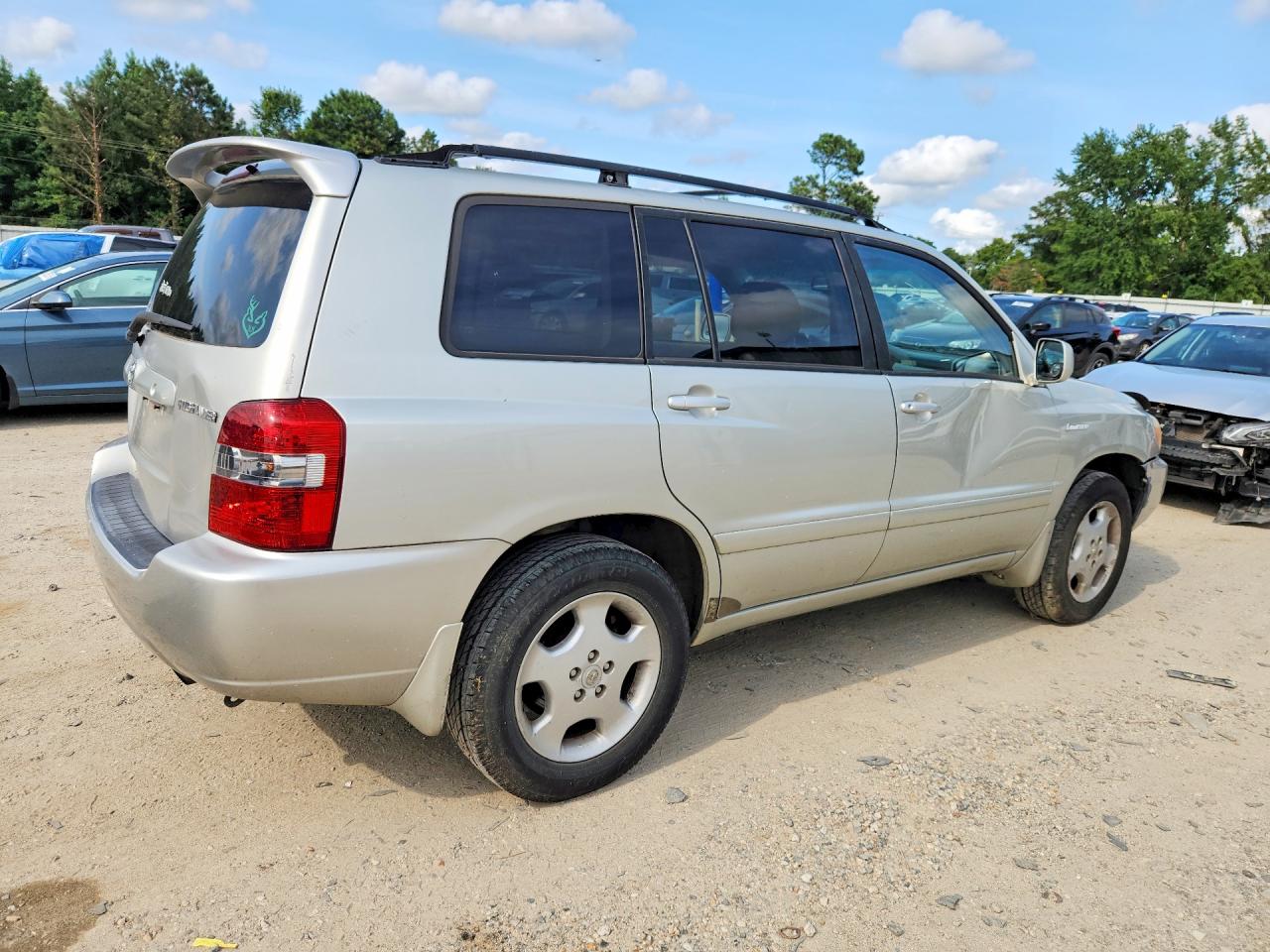 2004 Toyota Highlander Limited Silver vin: JTEEP21A240039713
