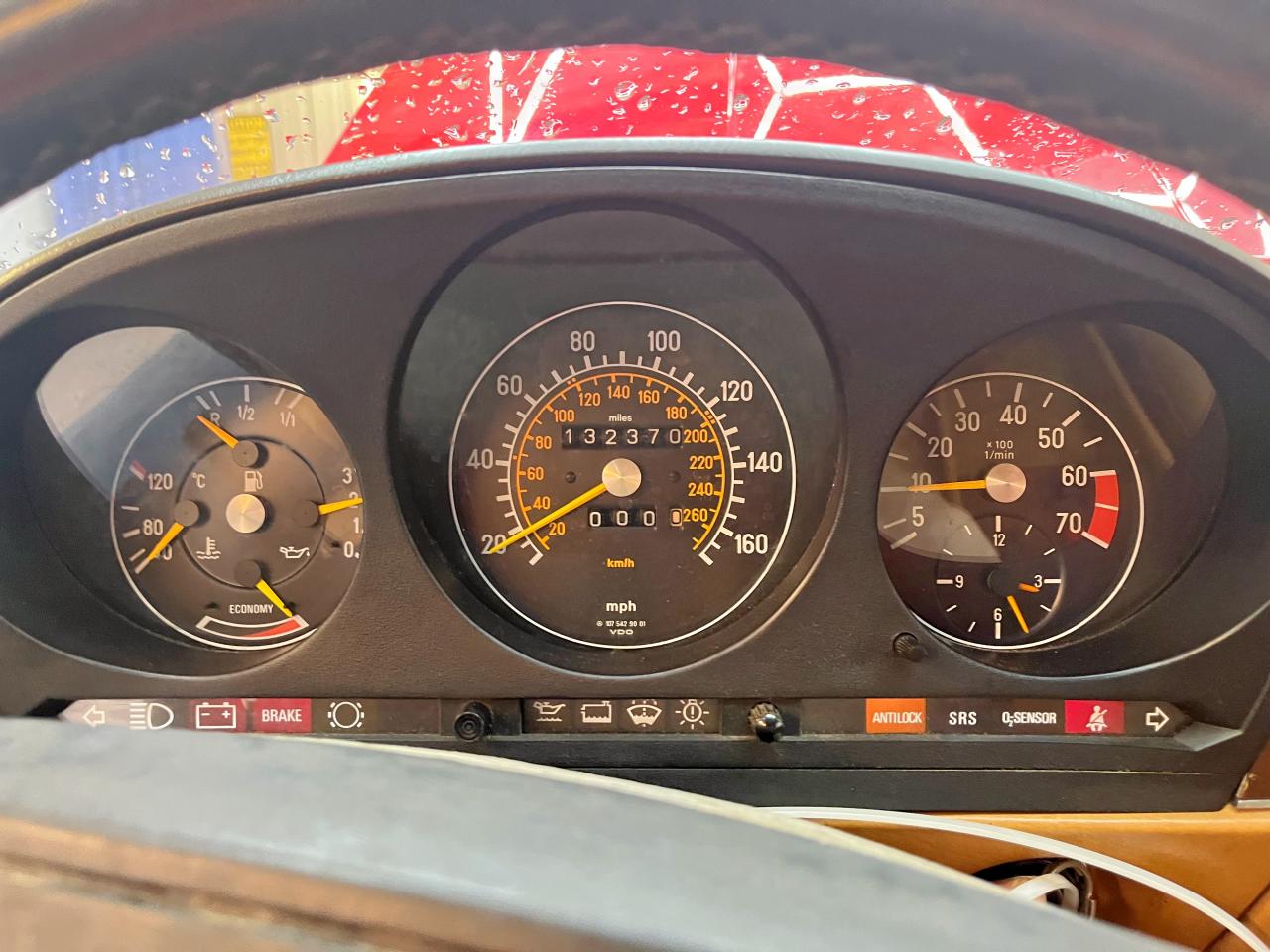 1987 Mercedes-benz 560 Sl Красный vin: WDBBA48D7HA059622
