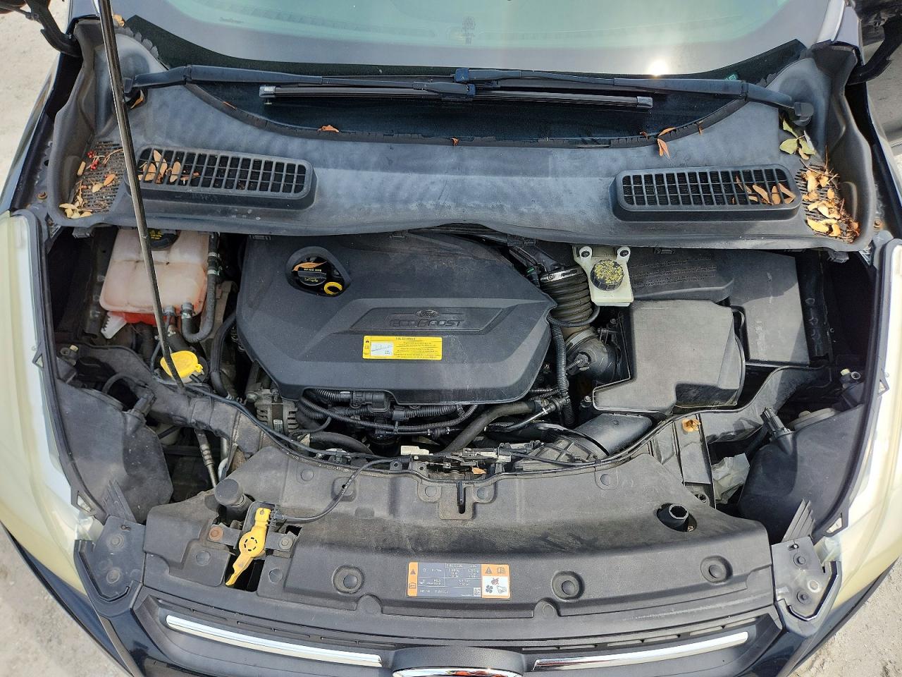 2014 Ford Escape Se Black vin: 1FMCU0GX4EUC34819