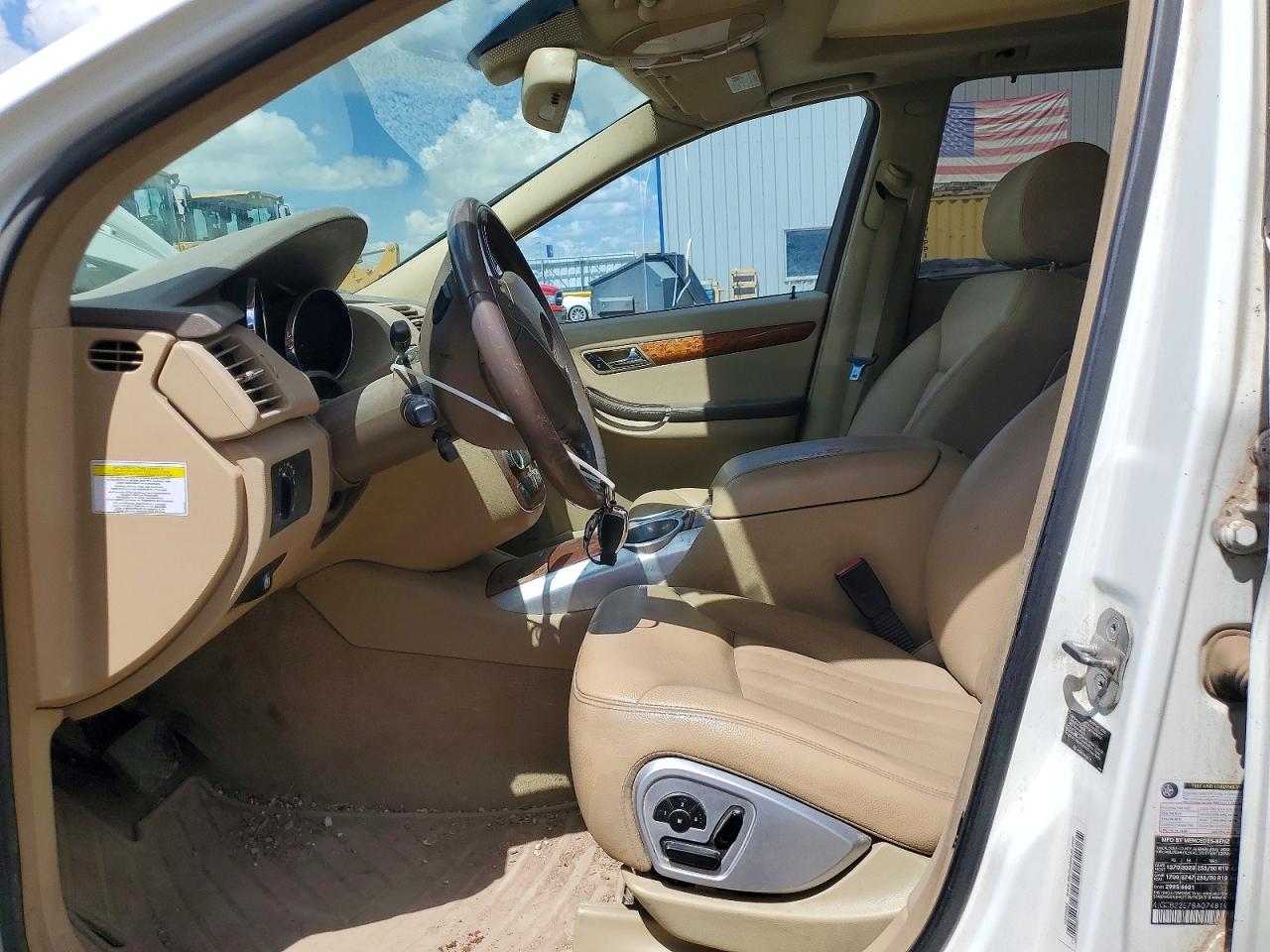 2008 Mercedes-benz R 320 Cdi White vin: 4JGCB22E78A074819