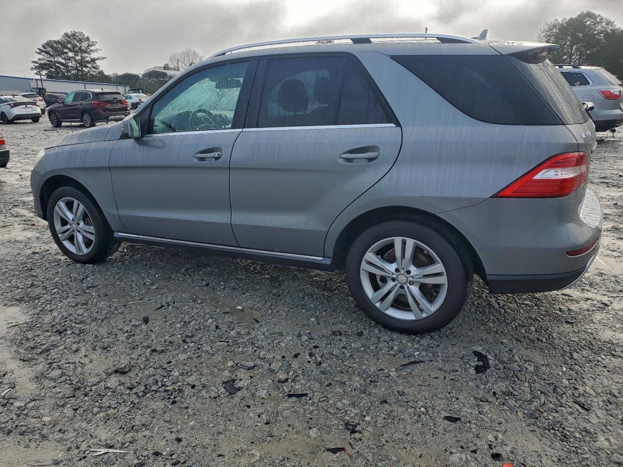 2015 Mercedes-benz Ml 350 4matic Silver vin: 4JGDA5HB3FA618509