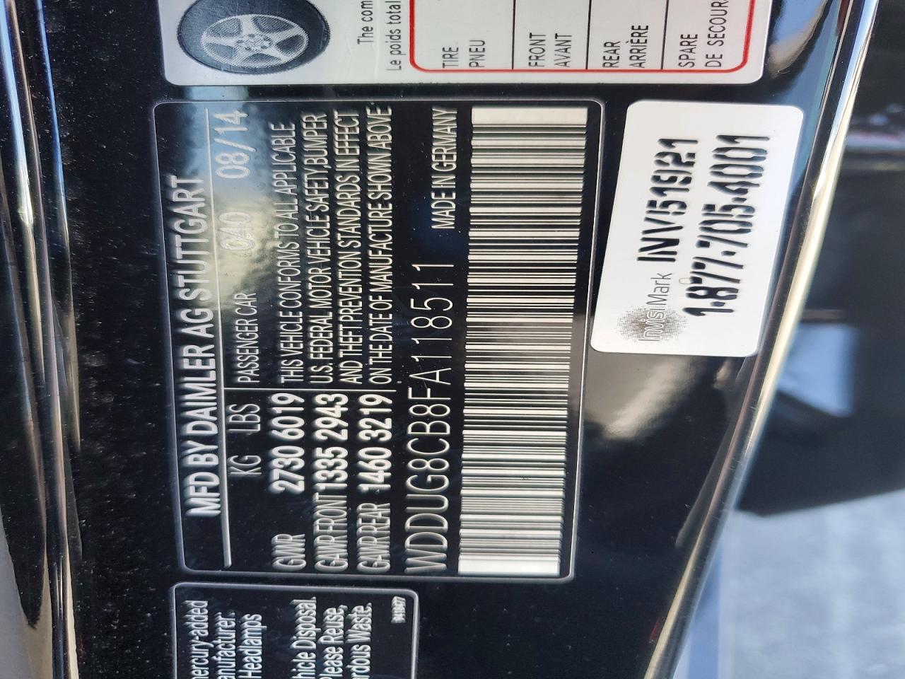 2015 Mercedes-benz S 550 Black vin: WDDUG8CB8FA118511