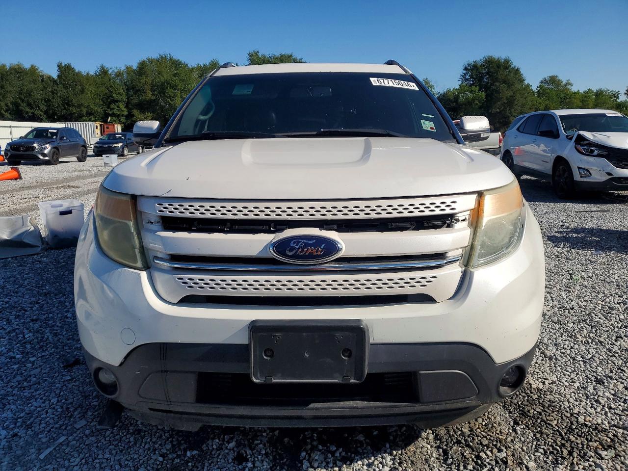 2014 Ford Explorer Limited White vin: 1FM5K7F83EGA37382