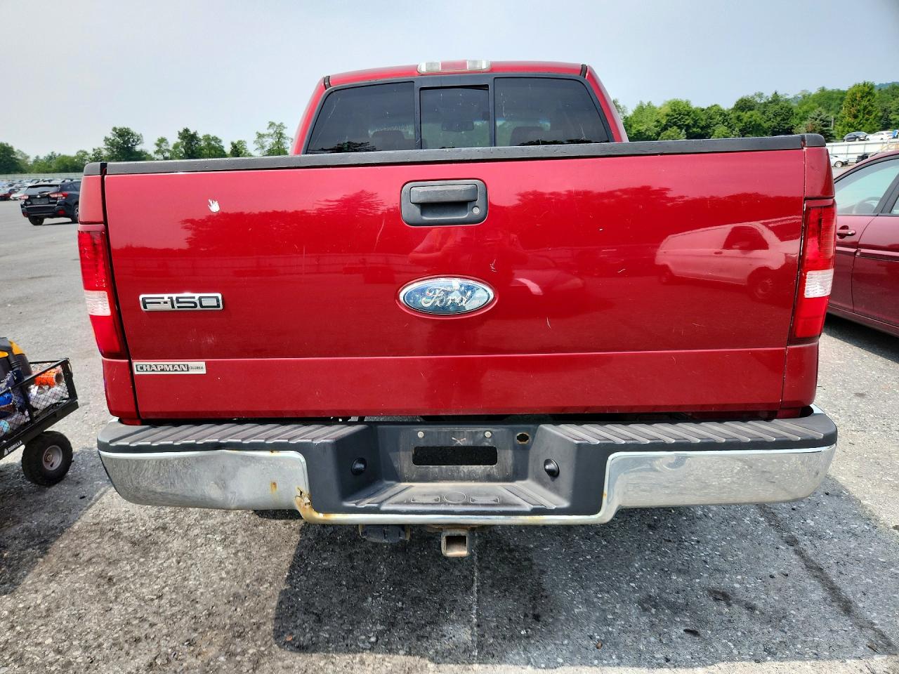 2008 Ford F150 Red vin: 1FTPX14V48FB28109