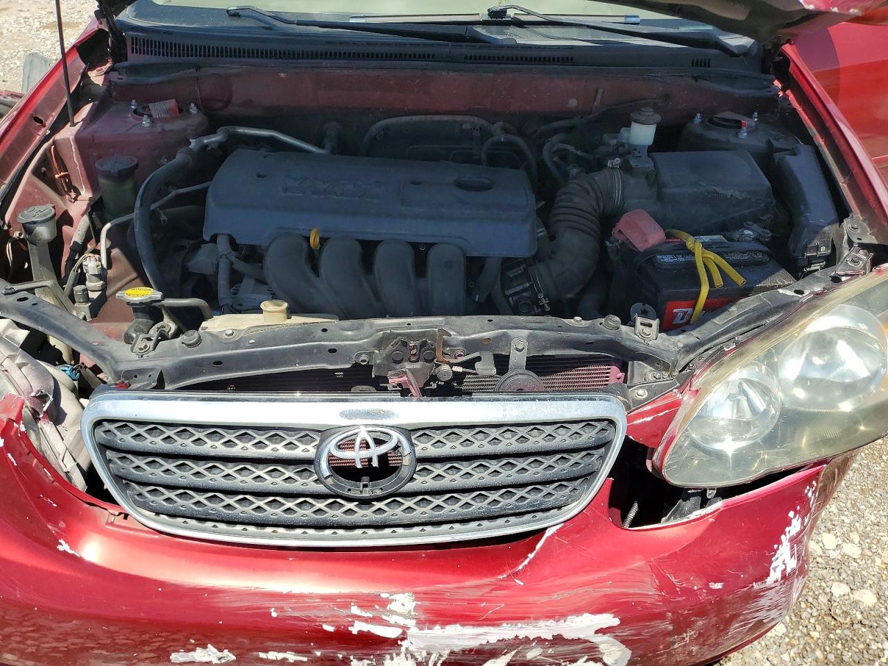 2006 Toyota Corolla Le Red vin: 1NXBR32E46Z659396