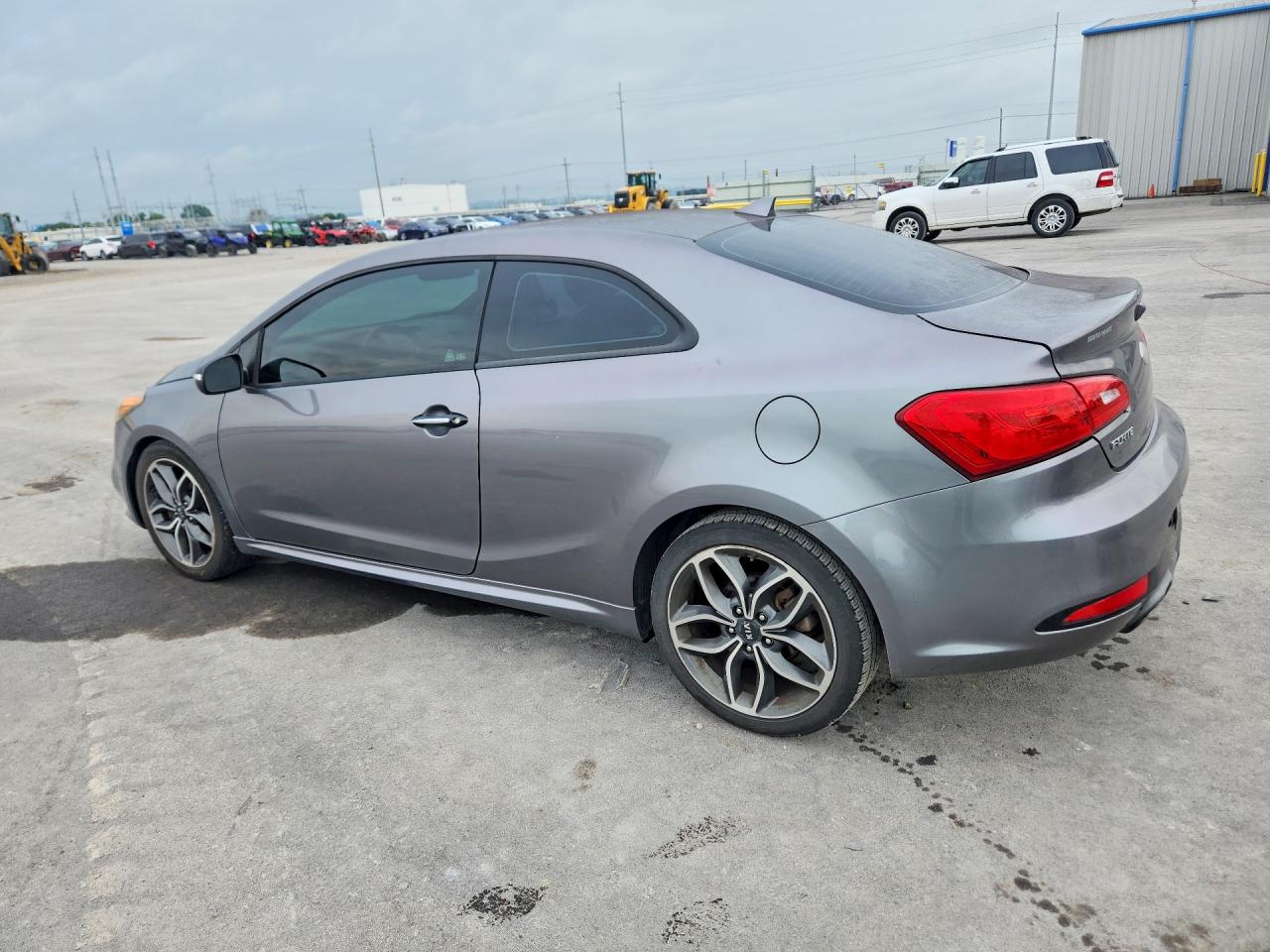 2014 Kia Forte Sx Gray vin: KNAFZ6A30E5225828