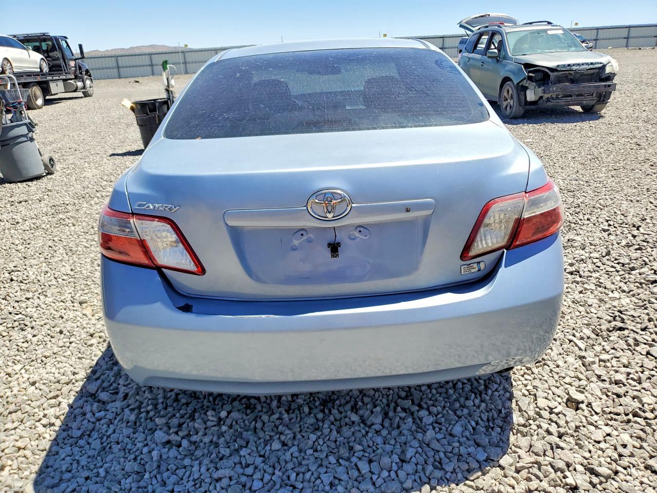 2007 Toyota Camry Hybrid Blue vin: JTNBB46K073021888