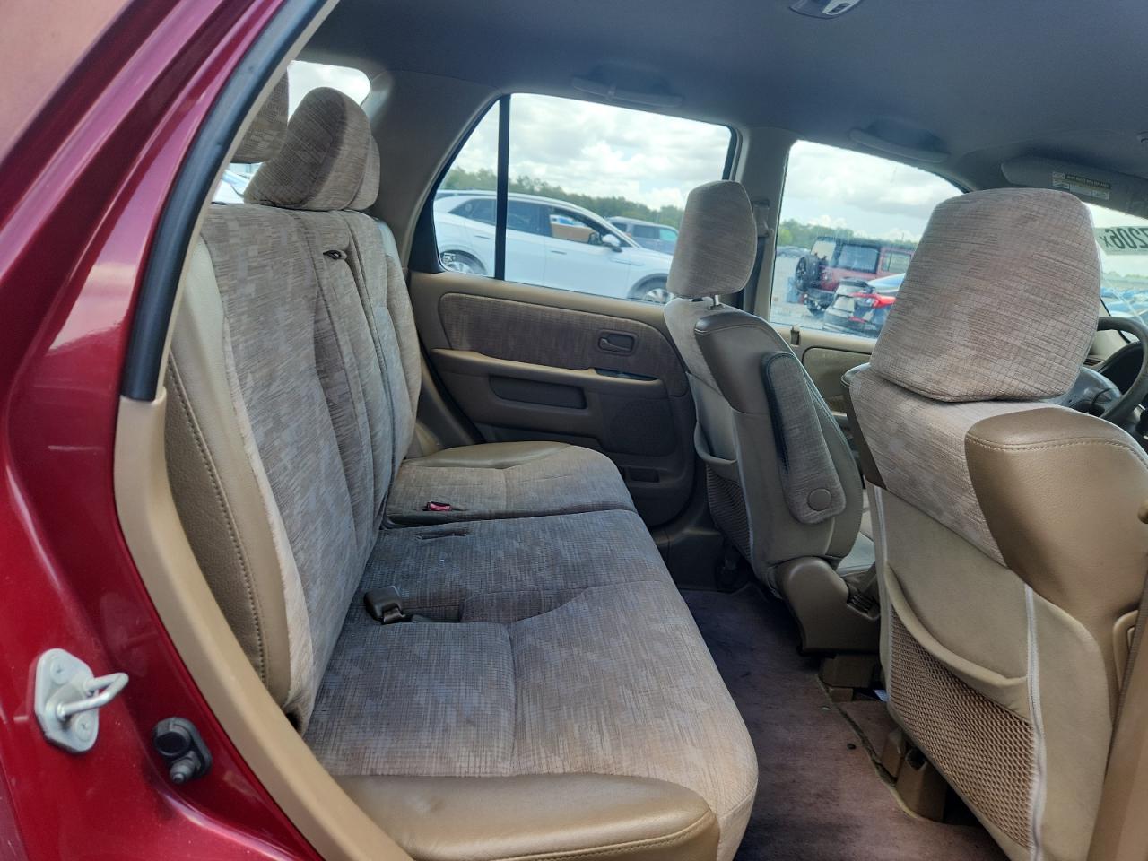 2004 Honda Cr-v Lx Red vin: JHLRD68564C016774